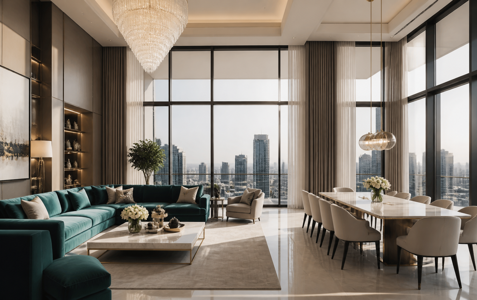 4 BHK + Help Designer Residence floor plan preview